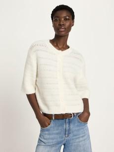 Strickjacke 3/4 Arm mit Ajour via LANIUS