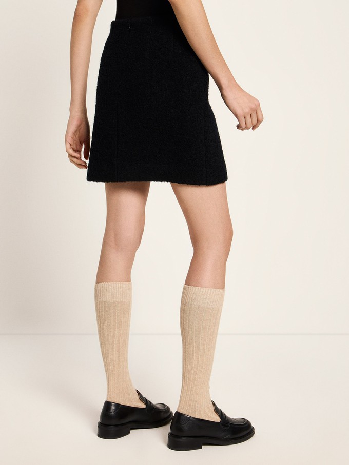 Boucle mini skirt (GOTS) from LANIUS