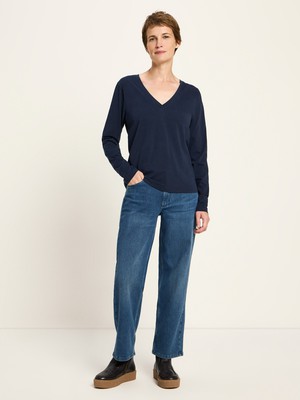 V-neck shirt (GOTS) from LANIUS