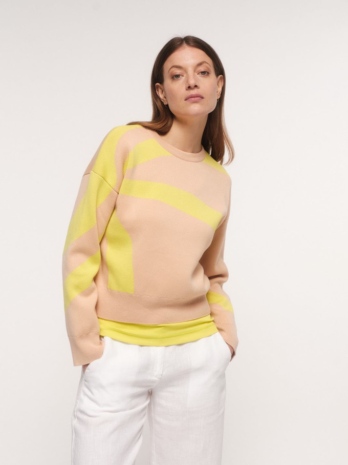 Jacquard sweater (GOTS) from LANIUS