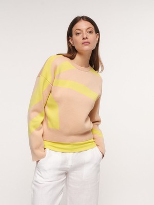 Jacquard sweater (GOTS) from LANIUS
