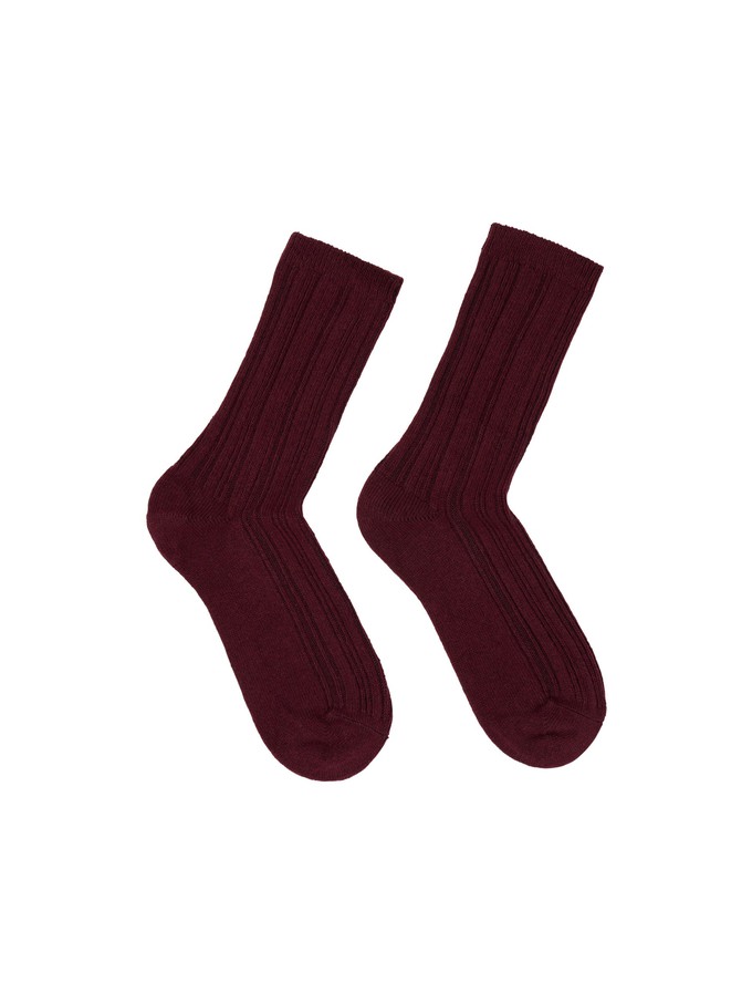 Rib knit socks (GOTS) from LANIUS