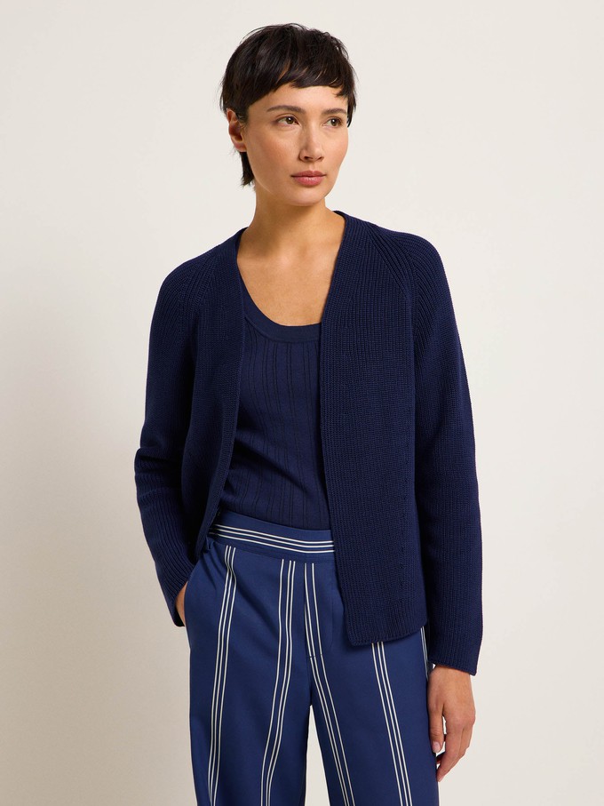 Open knit cardigan (GOTS) from LANIUS