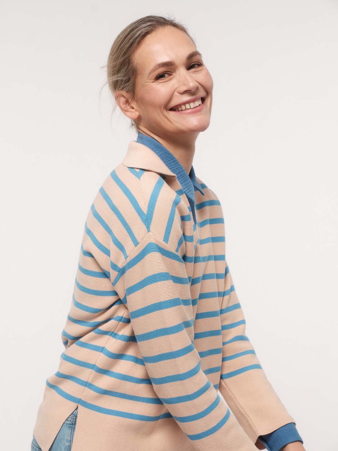 Polo collar sweater (GOTS) from LANIUS