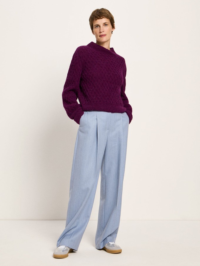 cable-knit sweater from LANIUS
