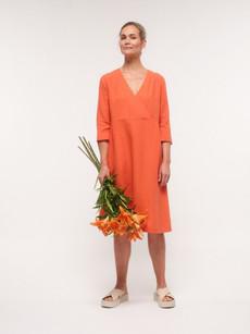 Wrap dress via LANIUS