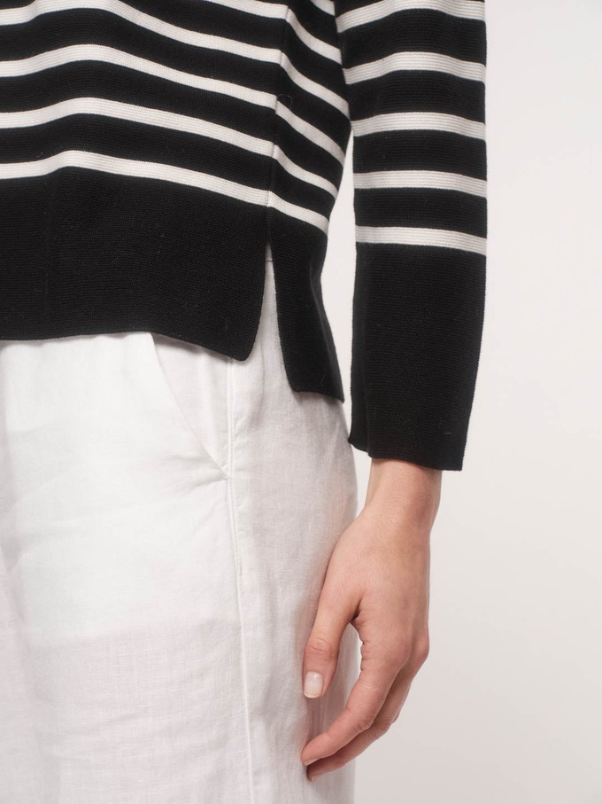 Polo collar sweater (GOTS) from LANIUS