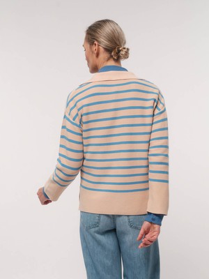 Polo collar sweater (GOTS) from LANIUS
