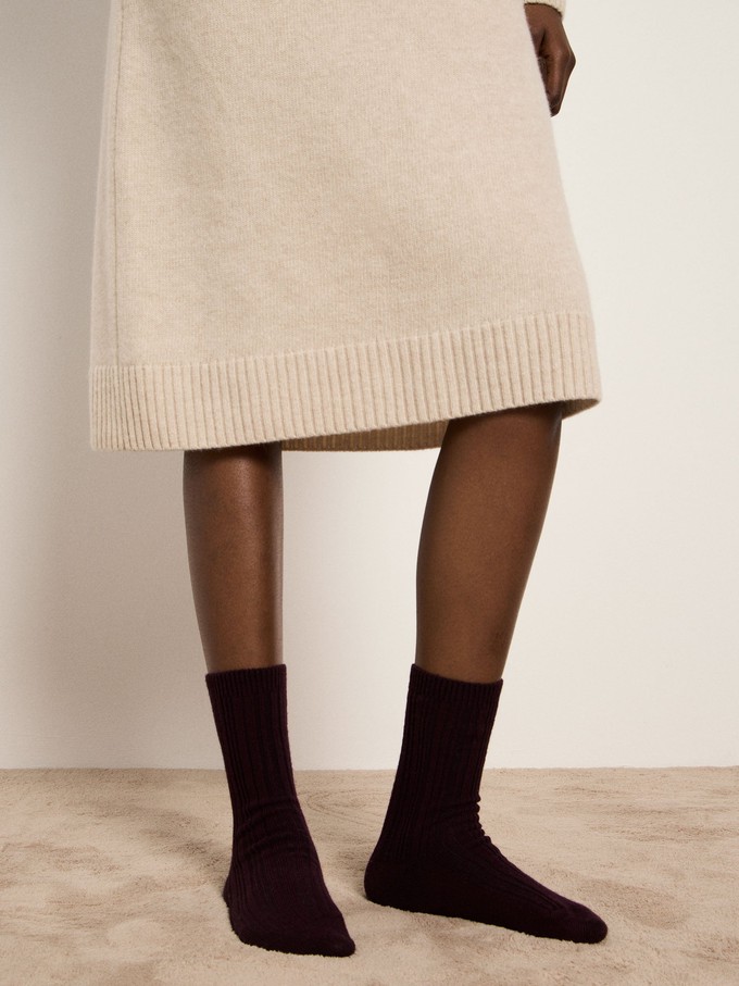 Rib knit socks (GOTS) from LANIUS