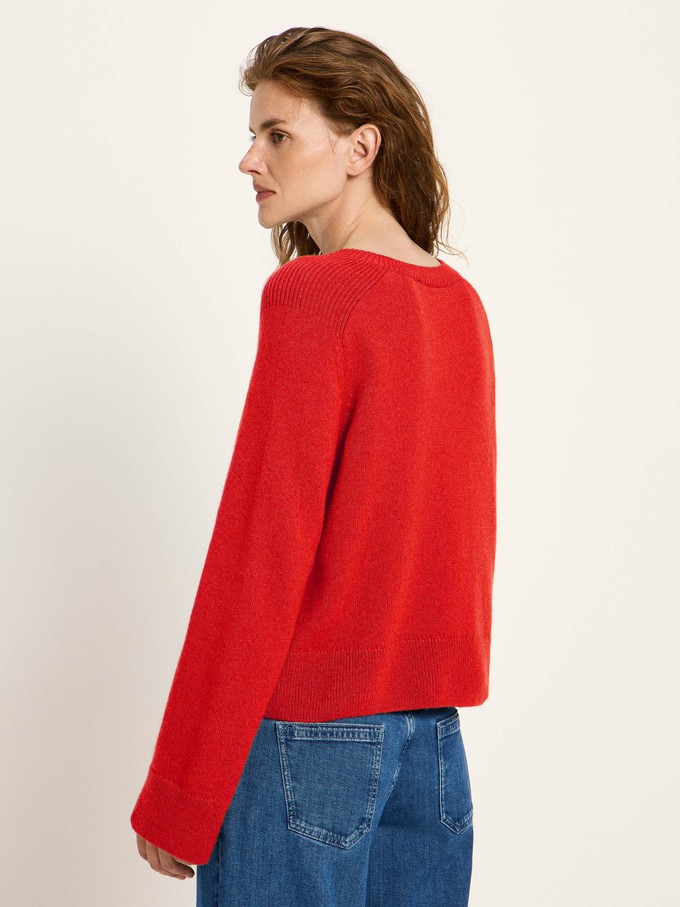 Cropped sweater (GOTS) from LANIUS