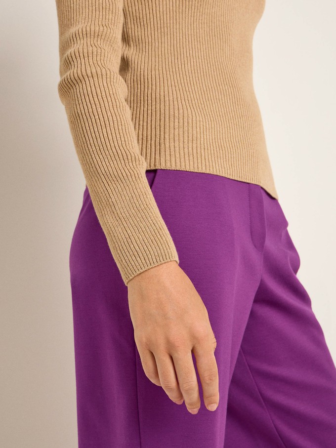 Stand-up collar sweater (GOTS) from LANIUS