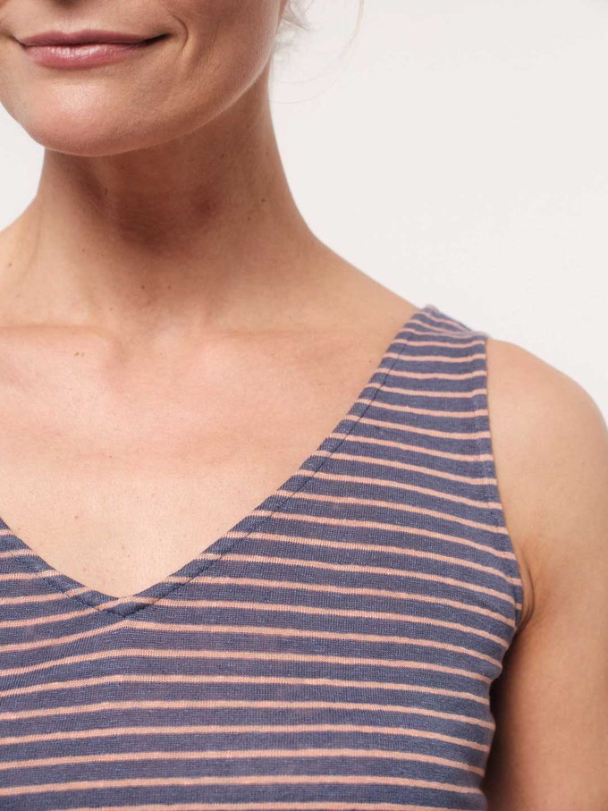 Striped top with V-neck from LANIUS