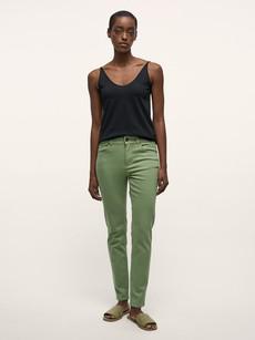 High-waisted jeans via LANIUS