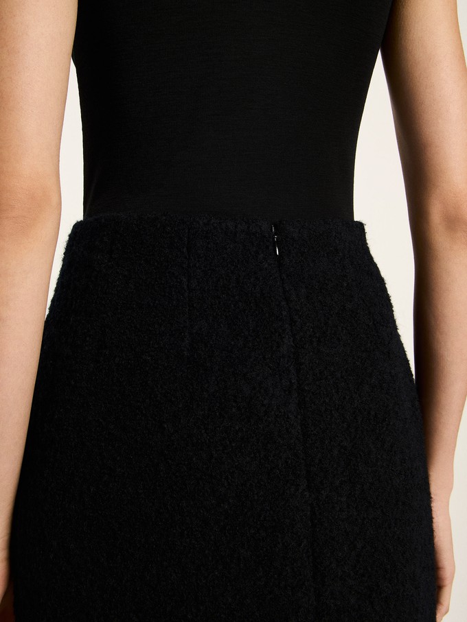 Boucle mini skirt (GOTS) from LANIUS