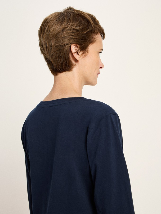 V-neck shirt (GOTS) from LANIUS