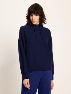 Hooded sweater (GOTS) via LANIUS