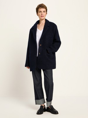 Boucle blazer coat (GOTS) from LANIUS