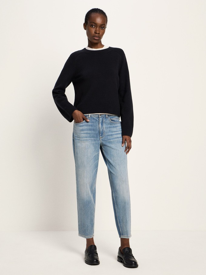 Cropped sweater (GOTS) from LANIUS