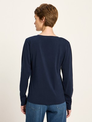 V-neck shirt (GOTS) from LANIUS