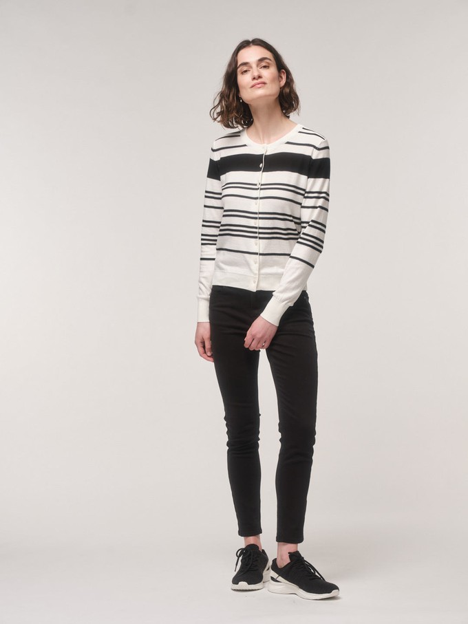 Striped cardigan (GOTS) from LANIUS