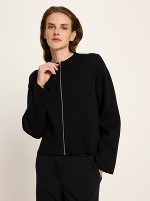 Cardigan with zipper (GOTS) from LANIUS