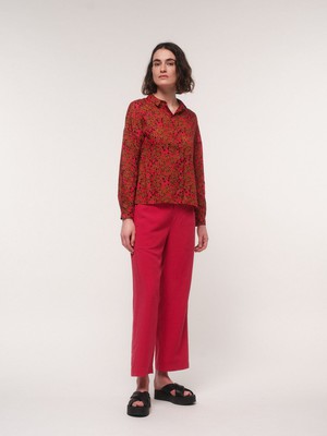Shirt blouse print flower field from LANIUS