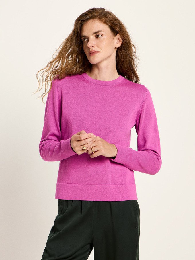 Round neck sweater (GOTS) from LANIUS