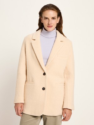 Boucle blazer coat (GOTS) from LANIUS