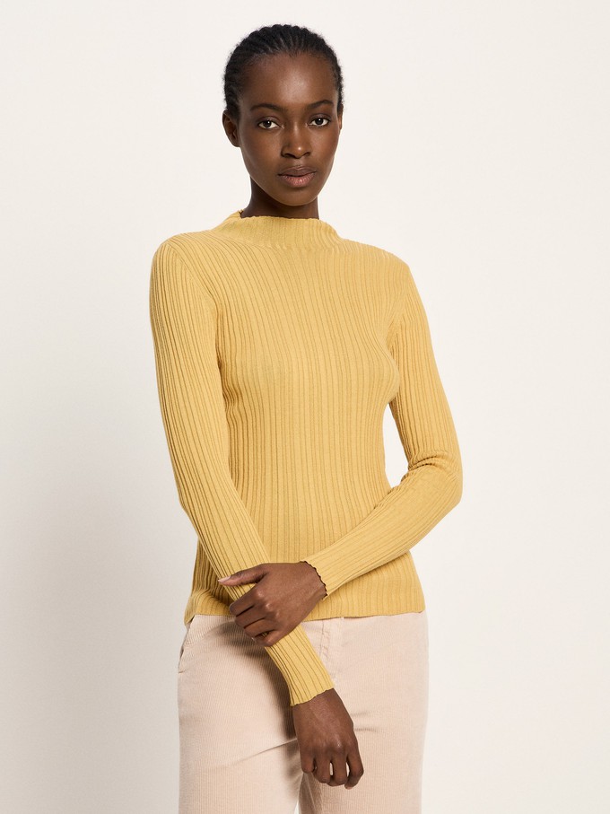 Ribbed sweater (GOTS) from LANIUS