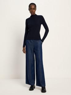 Ribbed sweater (GOTS) via LANIUS