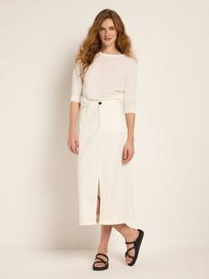 skirt with slit (GOTS) via LANIUS