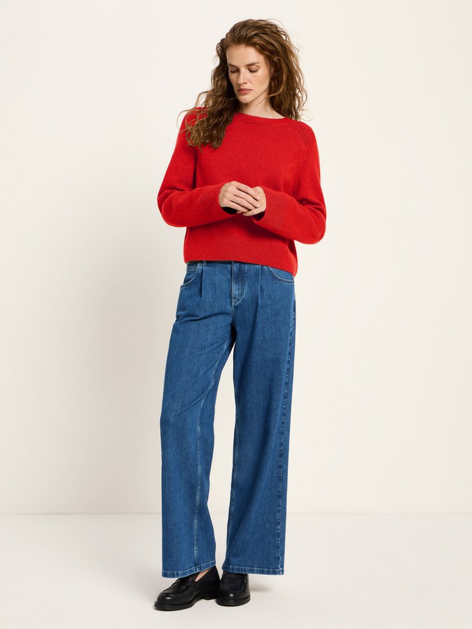 Cropped sweater (GOTS) from LANIUS
