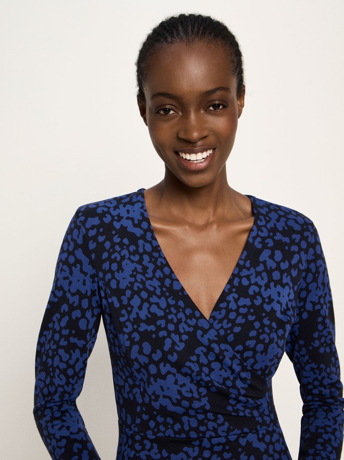 Wrap-effect dress from LANIUS