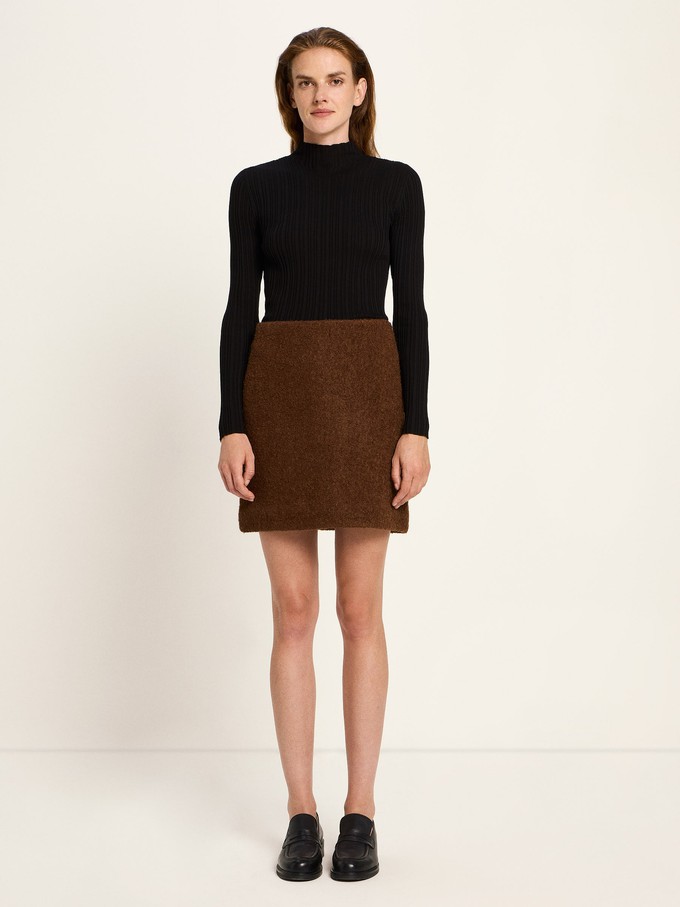 Boucle mini skirt (GOTS) from LANIUS