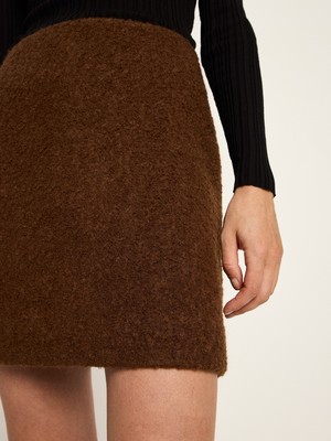 Boucle mini skirt (GOTS) from LANIUS
