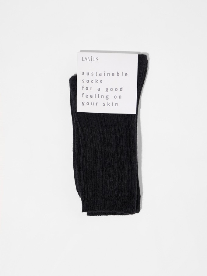 Rib knit socks (GOTS) from LANIUS