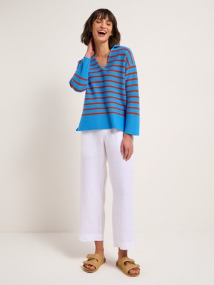 Polo collar sweater (GOTS) from LANIUS