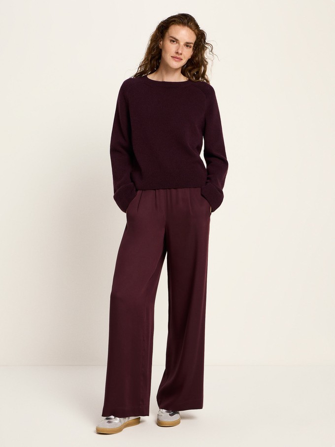 Cropped sweater (GOTS) from LANIUS