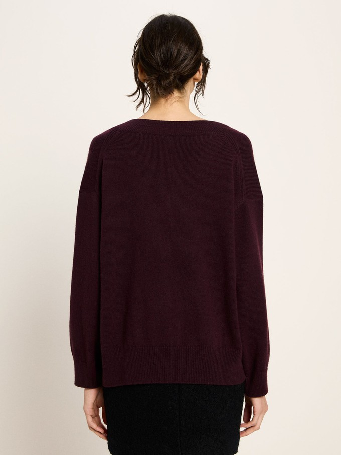 V-neck sweater (GOTS) from LANIUS