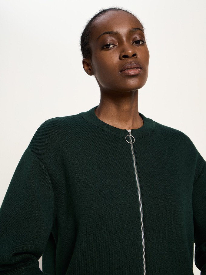 Cardigan with zipper (GOTS) from LANIUS