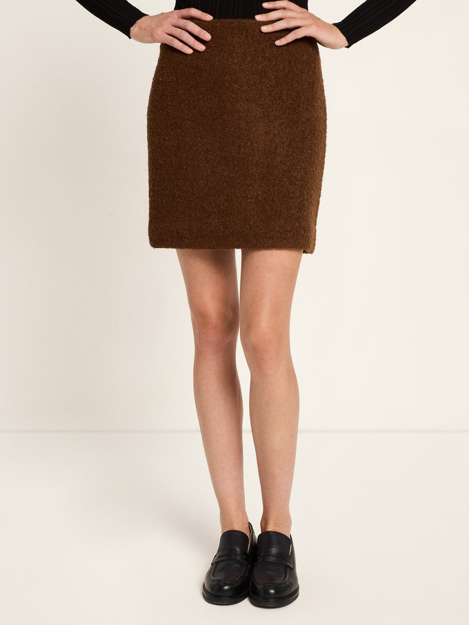 Boucle mini skirt (GOTS) from LANIUS