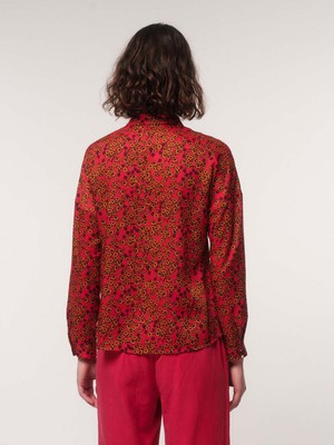 Shirt blouse print flower field from LANIUS