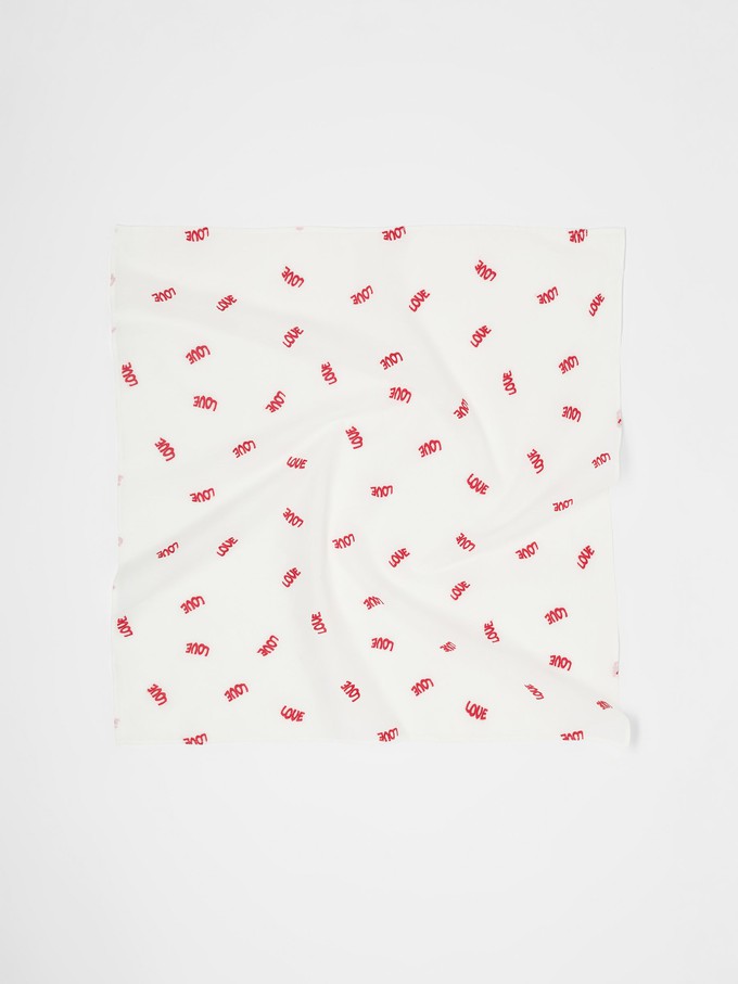 Scarf Print Love from LANIUS