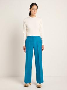 Marlene trousers with crease via LANIUS