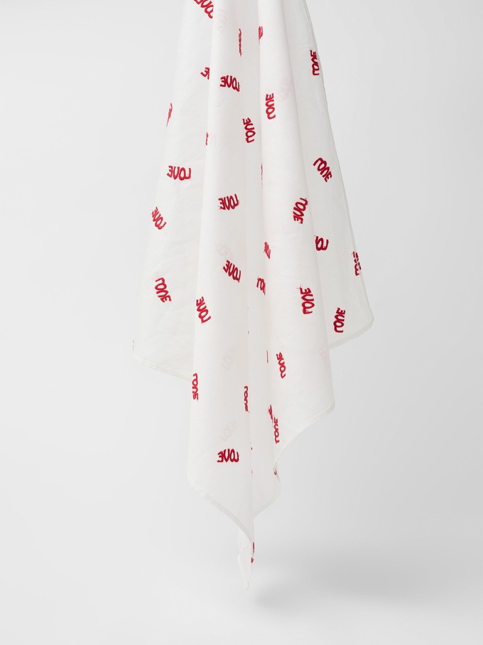 Scarf Print Love from LANIUS