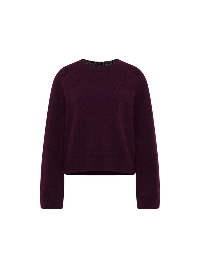 Cropped sweater (GOTS) from LANIUS
