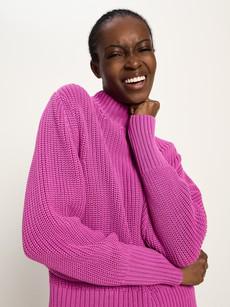 Chunky knit sweater (GOTS) via LANIUS