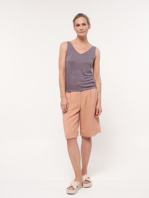 Striped top with V-neck from LANIUS