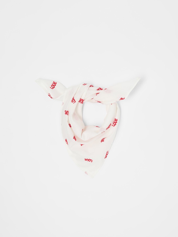 Scarf Print Love from LANIUS