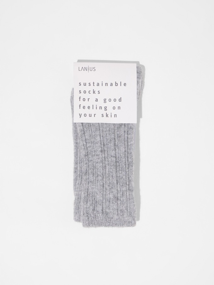 Rib knit socks (GOTS) from LANIUS
